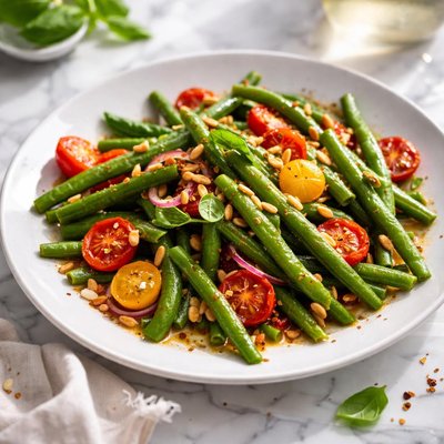 Image of Green Beans and Tomatoes