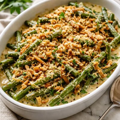 Image of Green Beans Au Gratin