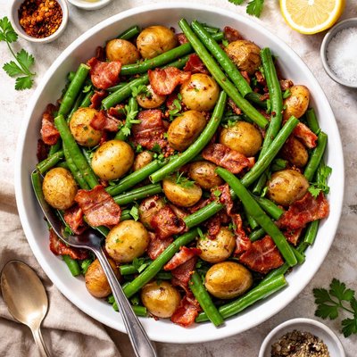 Image of Green Beans Bacon and Potatoes
