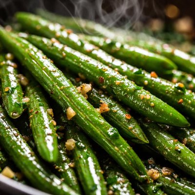 Image of Green Beans in Garlic Butter