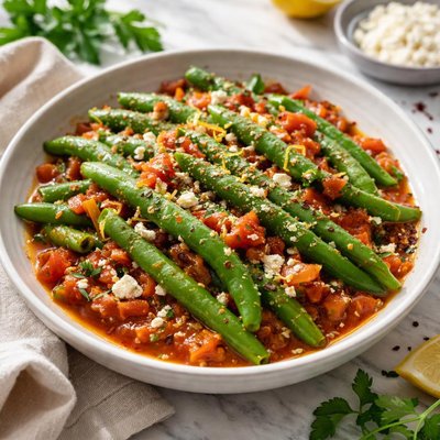 Image of Green Beans in Tomato Salsa