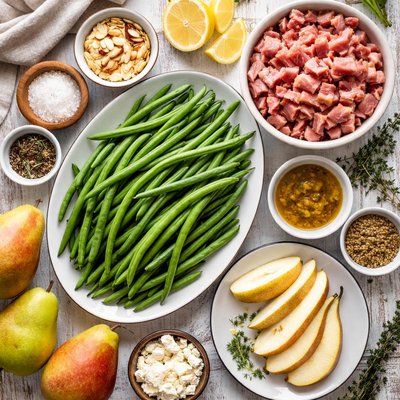 Image of Green Beans Pears and Ham Germany