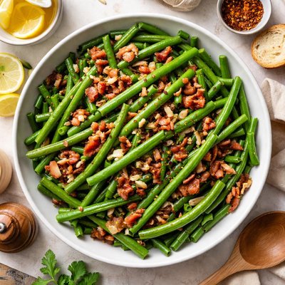 Image of Whole30 Green Beans with Bacon