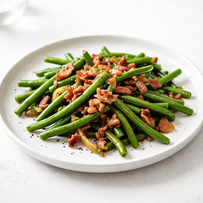 Image of Green Beans with Bacon and Onion