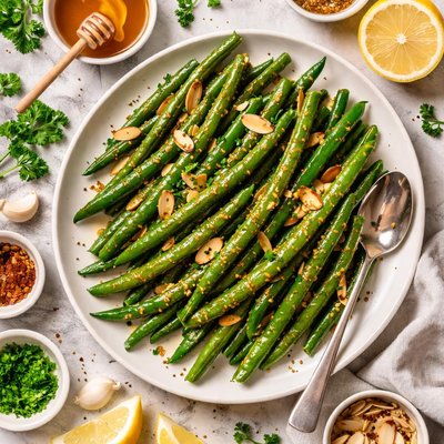 Image of Green Beans with Honey Mustard Glaze