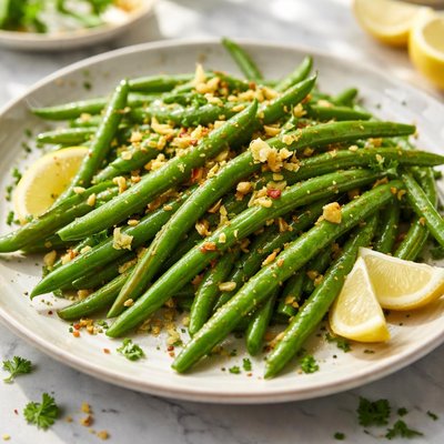 Image of Green Beans with Lemon Garlic Seasoning