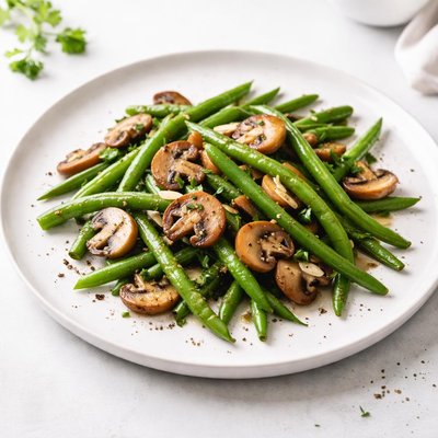 Image of Green Beans with Mushrooms Diabetic