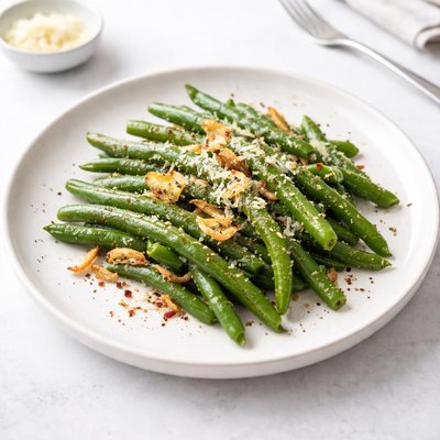 Image of Green Beans with Parmesan and Garlic