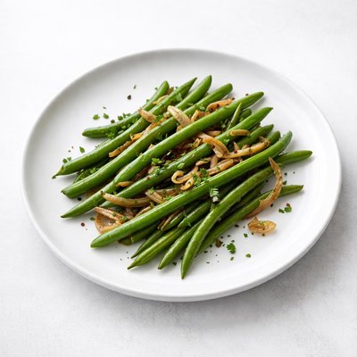 Image of Green Beans with Shallots and Garlic