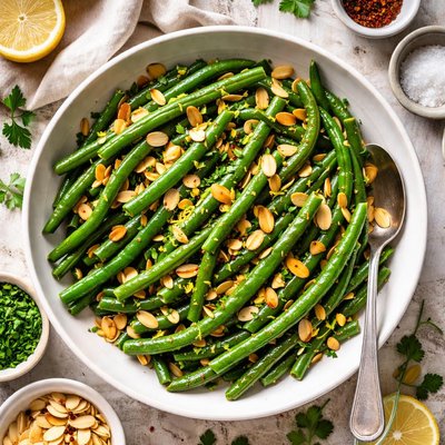 Image of Green Beans with Toasted Almonds