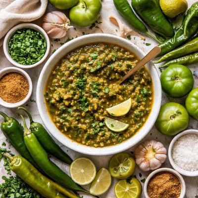 Image of Green Chile and Tomatillo Chutney