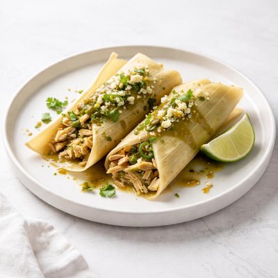 Image of Green Chile Chicken Tamales