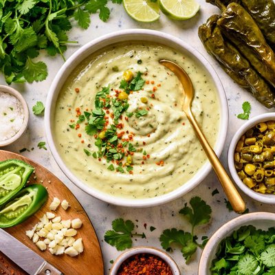 Image of Green Chile Cream Sauce