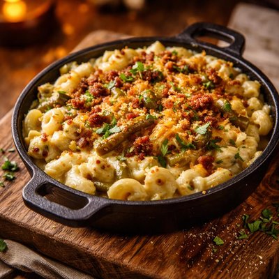 Image of Green Chile Macaroni Cheese Roaring Fork Restaurant