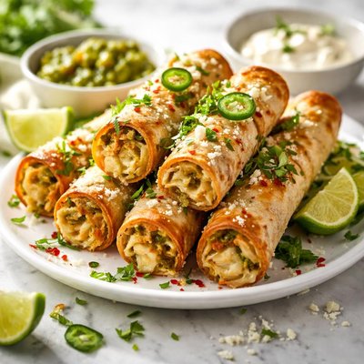 Image of Green Chile Rollover Bites Rollitos De Chile Verde