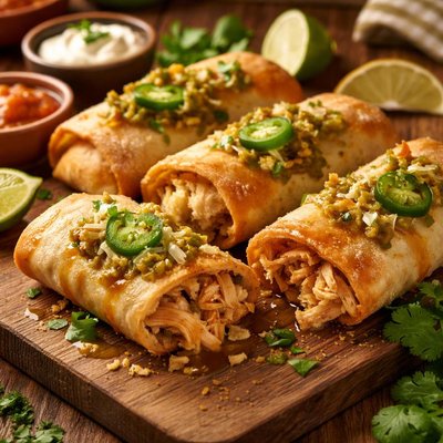 Image of Green Chili Chimichangas