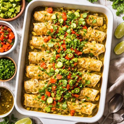 Image of Green Chili Enchiladas