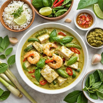 Image of Green Curry with Shrimp and Fish Kaeng Khiao