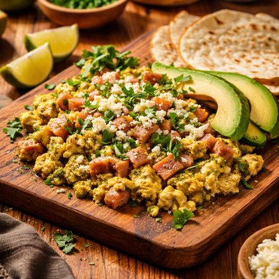 Image of Green Eggs and Ham Mexican Style