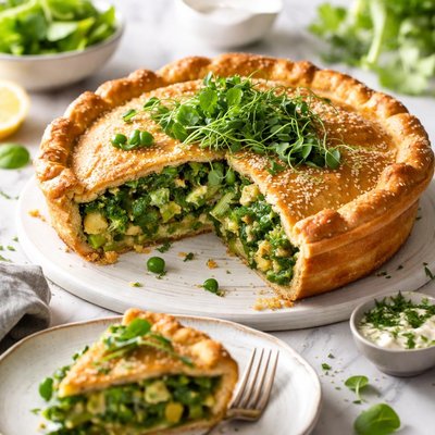 Image of Green Garden Veg Pie