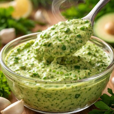 Image of Green Goddess Salad Dressing Dairy Free