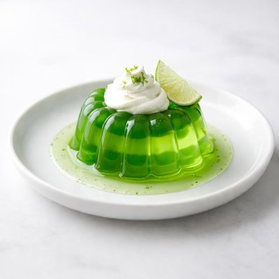 Image of Green Jello Dessert