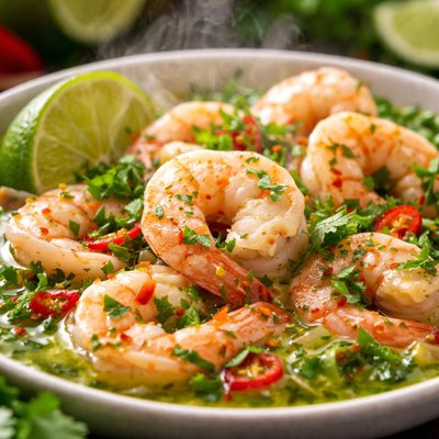 Image of Green Lime Shrimp Mexico