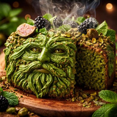 Image of Green Man Cake