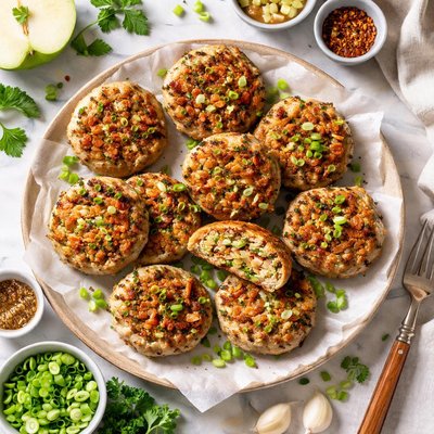 Image of Green Onion and Apple Sausage Patties