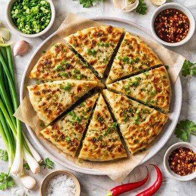 Image of Green Onion Pancakes