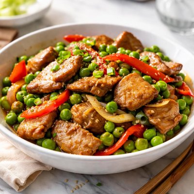 Image of Green Peas Pork Chow Yoke