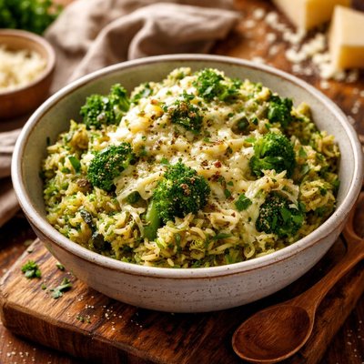 Image of Green Rice Cheesy Broccoli Rice