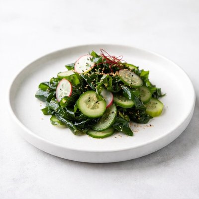 Image of Green Sea Salad Kyuri to Wakame No Su No Mono