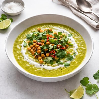 Image of Green Split Pea Curry Soup