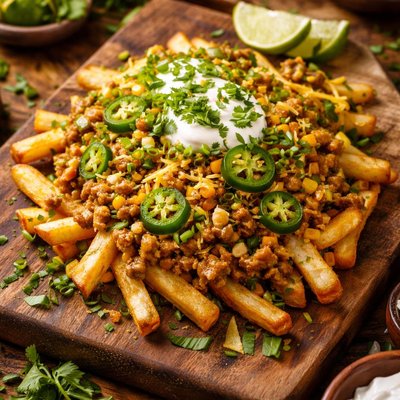 Image of Green Spring Chili and French Fry Pie