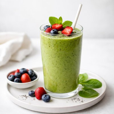 Image of Green Tea Berry Smoothie