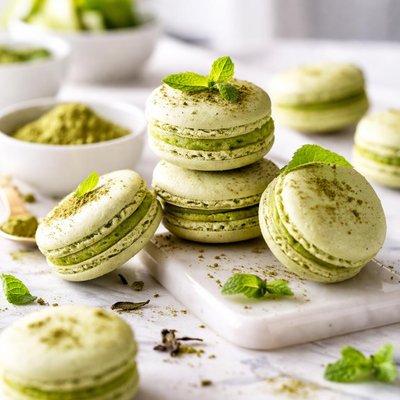 Image of Green Tea Macaroons