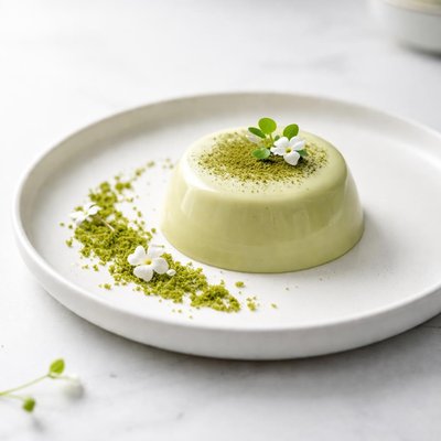 Image of Green Tea Panna Cotta