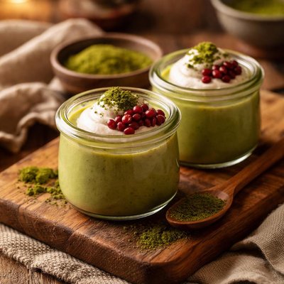 Image of Green Tea Pudding