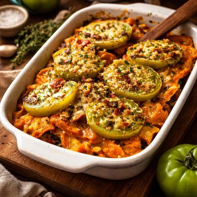 Image of Green Tomato Sweet Potato Bake