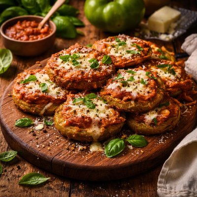 Image of Green Tomatoes Parmesan