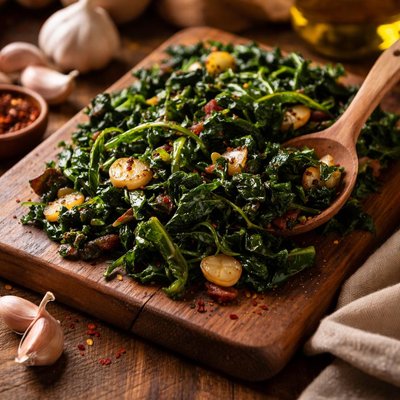 Image of Greens and Garlic