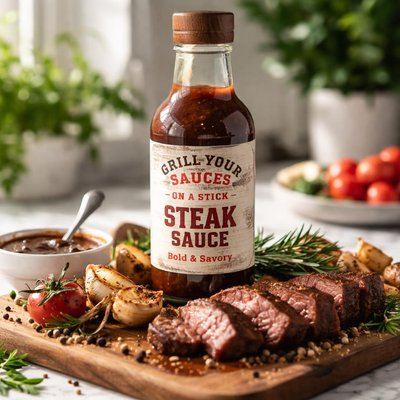 Image of Grill Your Sauces on a Stick Smoky Steak Sauce