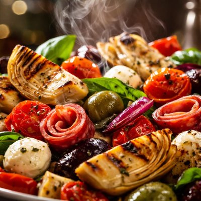 Image of Grilled Anti Pasta Salad