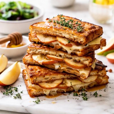 Image of Grilled Apple and Cheese Sandwiches