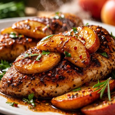 Image of Grilled Apple Chicken
