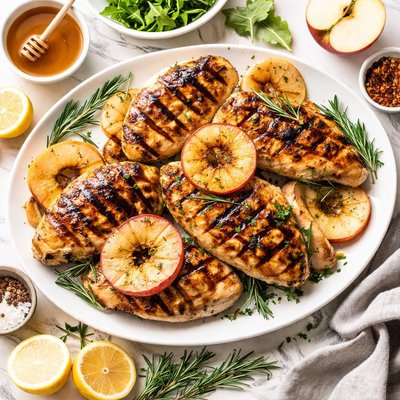 Image of Grilled Apple Honey Chicken