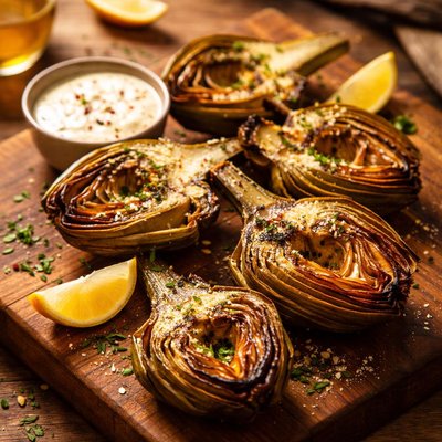 Image of Grilled Artichokes