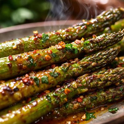 Image of Grilled Asparagus with Barbecue Butter the Neelys