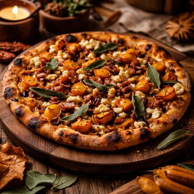 Image of Grilled Autumn Pizza